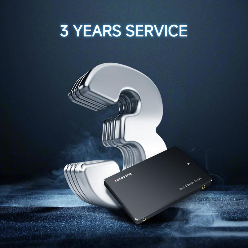 fanxiang S101 512GB SSD SATA III 6Gb/s 2.5" Internal Solid State Drive, Read Speed up to 550MB/sec, Compatible with Laptop and PC Desktops(Black) - Image 4