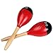 TDOCK Maracas Wooden Shaker Musical Percussion Instrument for Adult Kids Babies Toddlers Red - Image 3