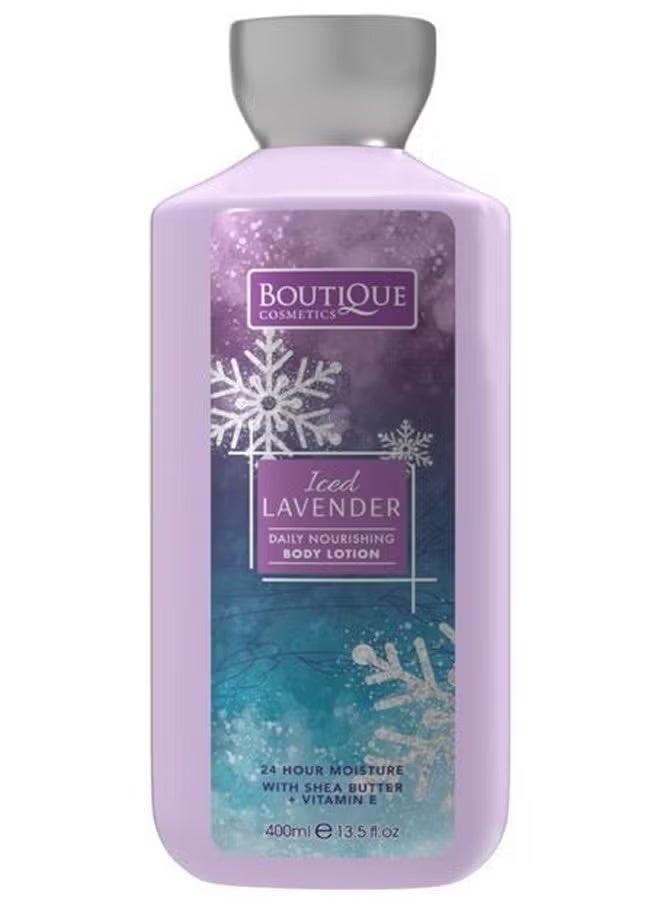 BOUTIQUE COSMETICS LCED LAVENDER DAILY NOURISHING BODY LOTION 400 ML