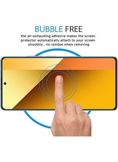 Generic 2 Pack Xiaomi Redmi Note 13 5G Screen Protector, 9H Tempered Glass Screen Protector for Xiaomi Redmi Note 13 5G, Support Fingerprint Unlock, Case Friendly, Anti-Scratch Film  - Image 4