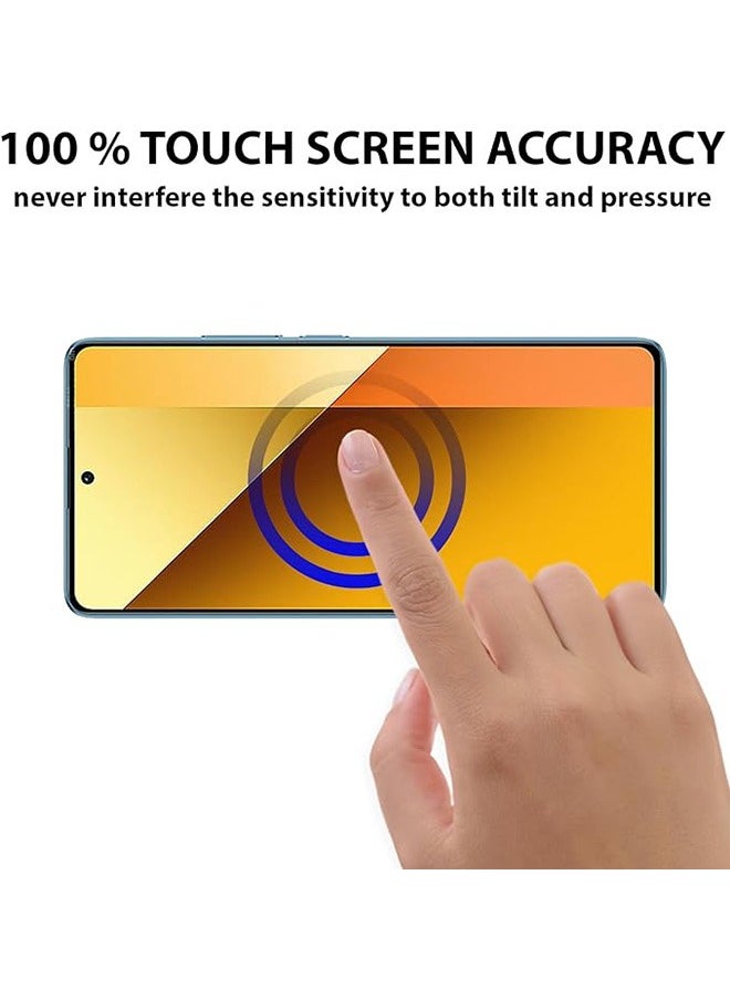 Generic 2 Pack Xiaomi Redmi Note 13 5G Screen Protector, 9H Tempered Glass Screen Protector for Xiaomi Redmi Note 13 5G, Support Fingerprint Unlock, Case Friendly, Anti-Scratch Film  - Image 5