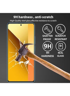 Generic 2 Pack Xiaomi Redmi Note 13 5G Screen Protector, 9H Tempered Glass Screen Protector for Xiaomi Redmi Note 13 5G, Support Fingerprint Unlock, Case Friendly, Anti-Scratch Film  - Image 3