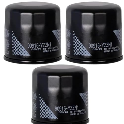 Mcvomv Genuine Automotive Replacement Oil Filter for My Car 90915-YZZN1 / 90915-YZZF2/90915-YYZD3 /3 PACK Compatible with Toyota/Lexus/Scion - Image 1