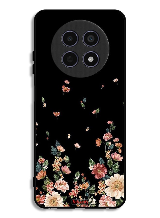 Tolwak Realme 12x 5G Protective Case Cover Small Flowers In Bottom - Image 1