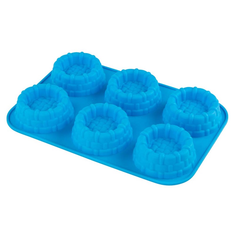 Webake Shortcake Baskets Cake Pie Pan Silicone Mold Cakelet Pan Cupcake Muffin Jello Soap Molds Bakeware Tray