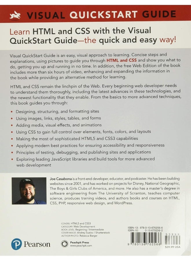 Peachpit Press HTML and CSS: Visual QuickStart Guide - Image 2