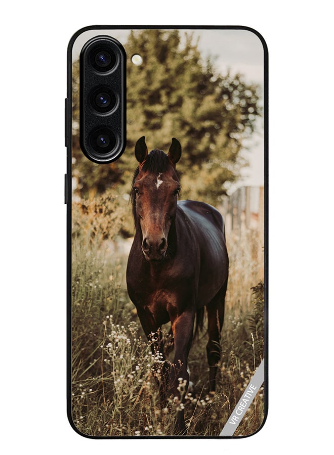 VR CREATIVE Protective Case Cover For Samsung Galaxy S23 FE Brownie Horse Design Multicolour - Image 1
