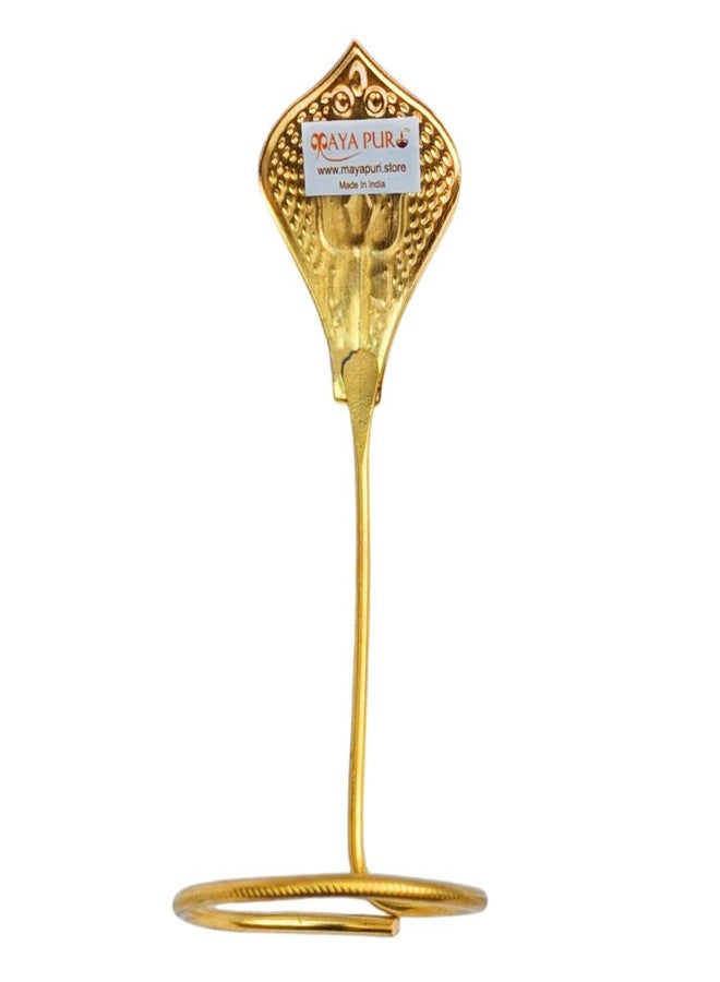 MAYAPURI Pure Brass Naga/Snake for Pooja, Shivlinga Decor, Vasuki Naag for Shivalingam (Pack of 1, Height : 4 Inches) - Image 1