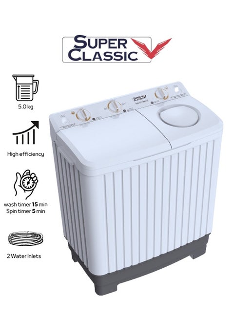 Washing machine twin tubs Super Classic 5KG,  SPWM-50KG
