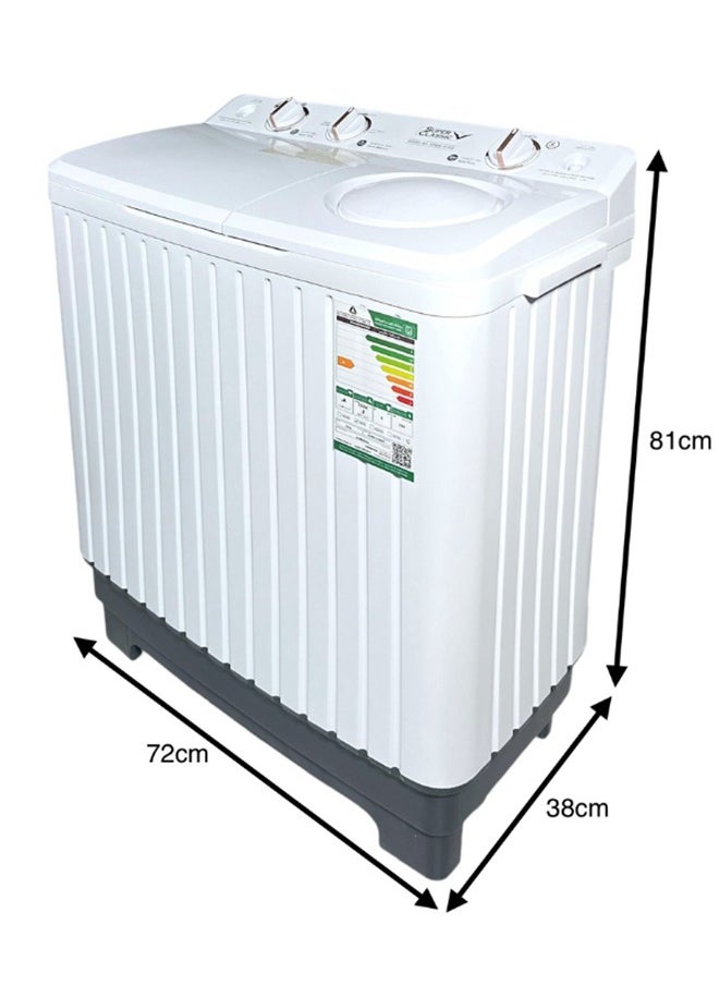 سوبر كلاسيك - غسالة حوضين سوبر كلاسك ، 5كيلو - SPWM-50KG - Image 1
