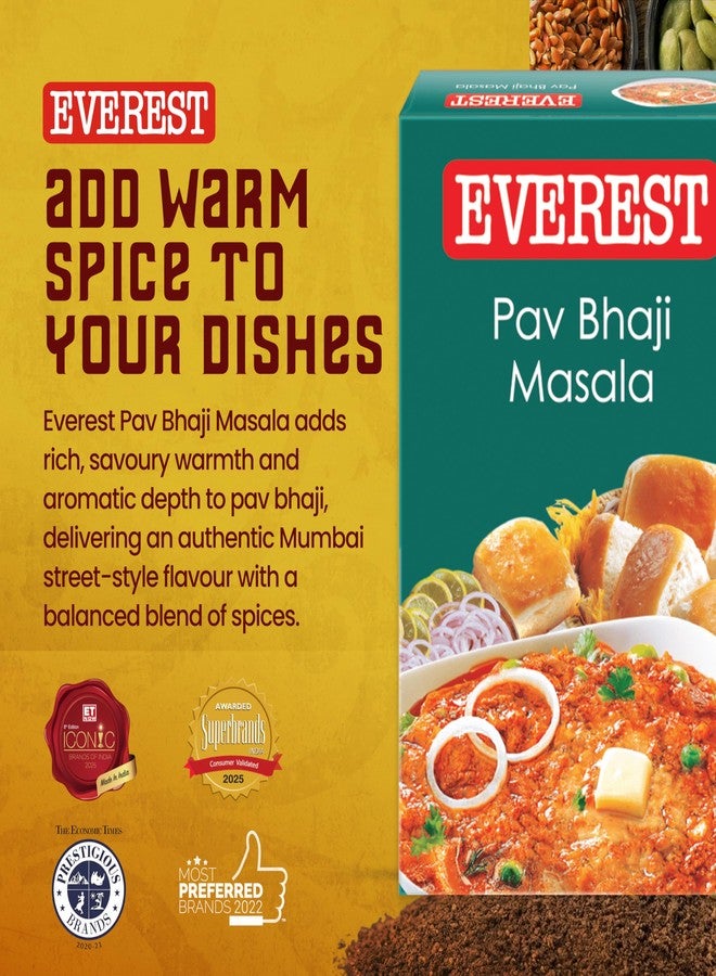 Everest Pav Bhaji Masala – 50g | Authentic Mumbai-Style Spice Blend for Rich, Flavourful Pav Bhaji | Aromatic Masala Powder for Bhaji, Snacks & Street-Style Cooking - Image 2