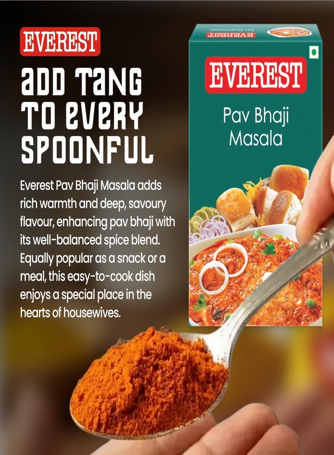 Everest Pav Bhaji Masala – 50g | Authentic Mumbai-Style Spice Blend for Rich, Flavourful Pav Bhaji | Aromatic Masala Powder for Bhaji, Snacks & Street-Style Cooking - Image 3