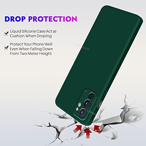 LIRAMARK Silicone Soft Back Cover Case for OnePlus 9RT 5G / 1+9RT 5G (Silicone Green) - Image 5