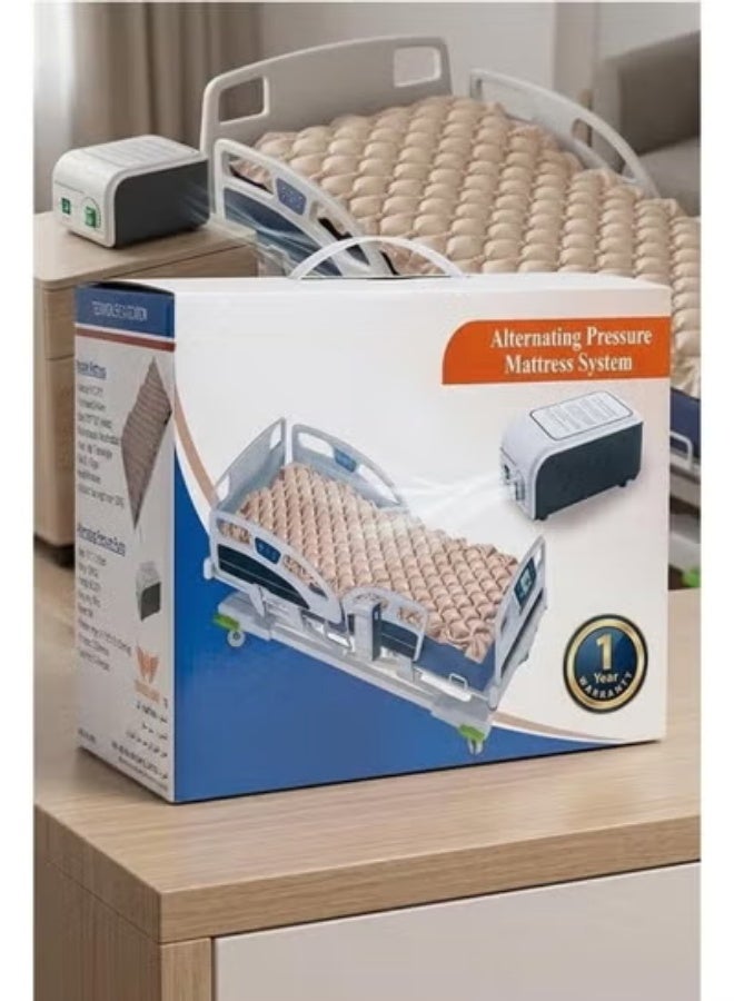 Alternating Pressure Air Mattress with Pump Medical Anti Bedsore Mattress for Pressure Relief, Comfort Support for Elderly & Bedridden Patients - Image 5