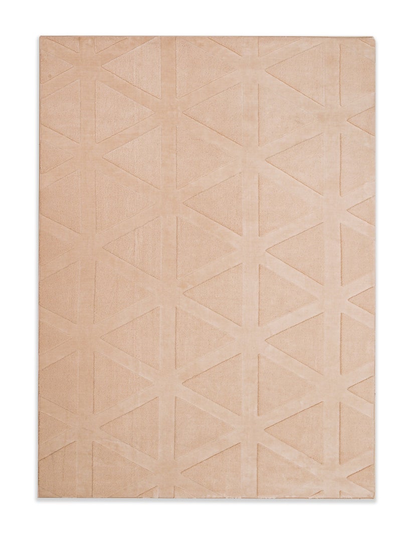 Home auraa Carpet Rug Felt & Canvas Backing – Size 160 x 230 cm – 5.25x7.55 ft | Cloud Geometric Fur Design - Grey Color | Ideal Carpet for Living Room, Bedroom, Office, Hallway or Balcony - Image 4