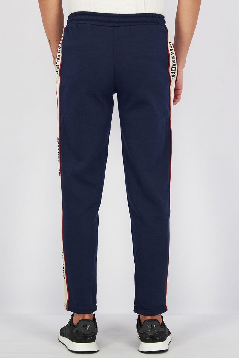 Ocean Pacific Men Drawstring Pull,On Pants, Navy - Image 3