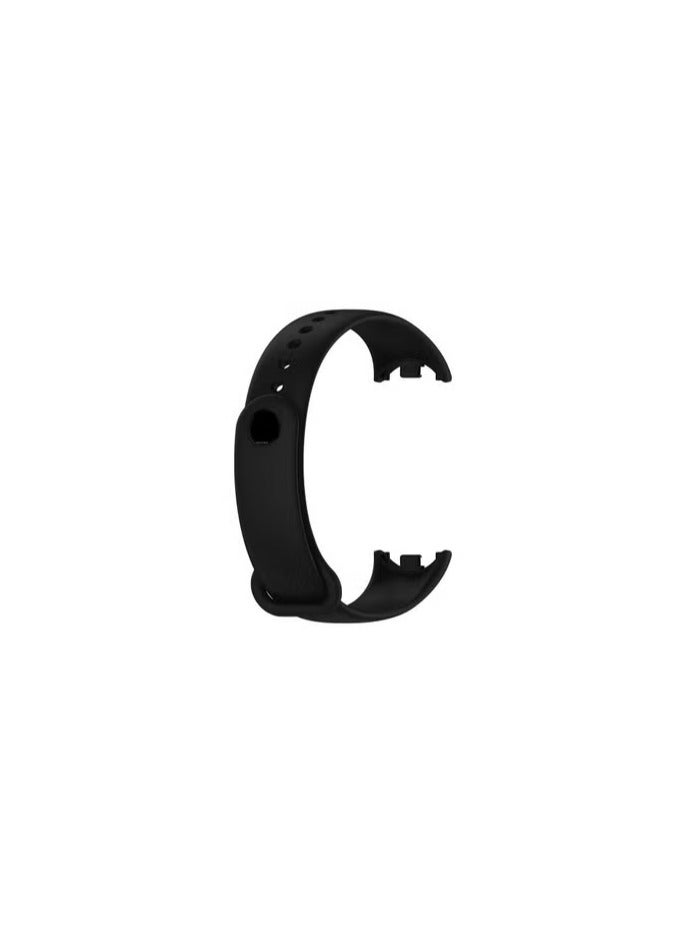 CATANES (for Mi Band 8 and 9) Strap Soft Silicone Replacement Sport Wristband for Xiaomi Mi Band 8 and 9 Watch Band Accessories for Women Men Black - Image 2