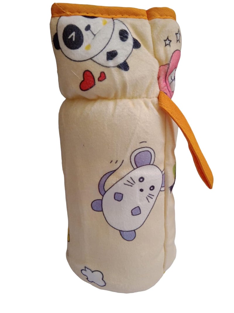 Lappu Bottle Cover for Philips Avent Wide/Broad Neck - Soft Plush Stretchable Baby Bottle Tote Bag With Strap - Image 3