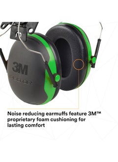 3M 3M PELTOR Ear Muffs, Noise Protection, Hard Hat Attachment, NRR 21 dB, Construction, Manufacturing, Maintenance, Automotive, Woodworking  - Image 3