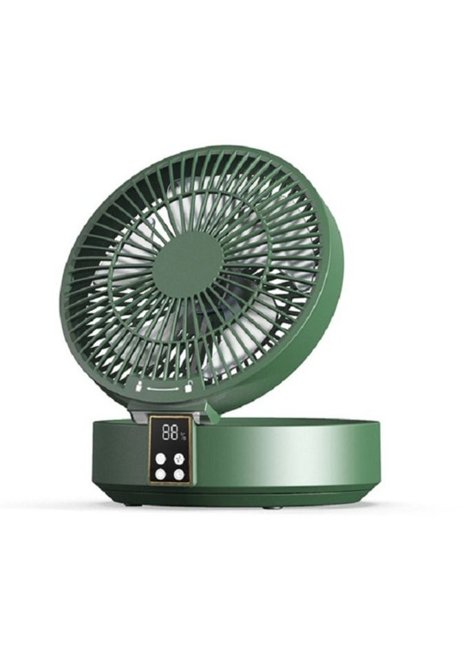 Generic USB  Table Fan 90° Rotation green  - Image 1