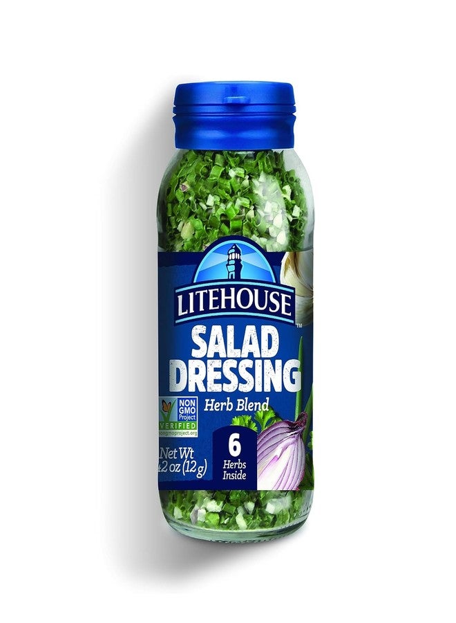 Litehouse Freeze Dried Salad Dressing Herb Blend, Mix of Chives, Garlic, Dill, Parsley, Shallots & Red Onion, Non-GMO, Gluten-Free, Fresh Herb Blend, 0.42 Oz - Image 1