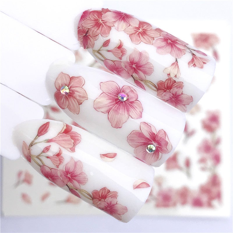 Yzw3077-3116 Wolf Butterfly Flesh Petals Body Painted Tattoo Decals Nail Stickers - Image 4