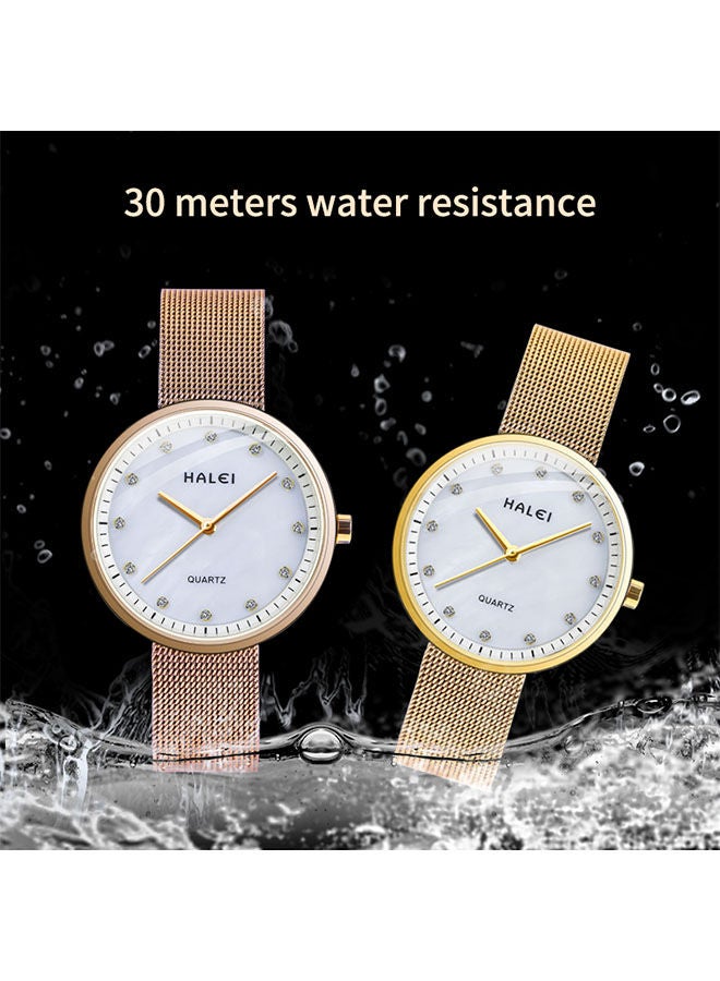 HALEI Harley 556 Light Luxury Ladies Quartz Watch - Image 3