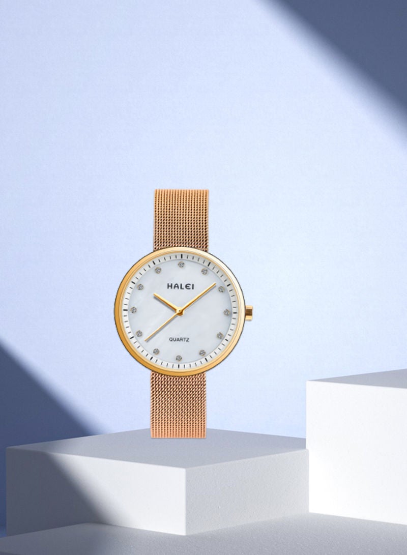 HALEI Harley 556 Light Luxury Ladies Quartz Watch - Image 2