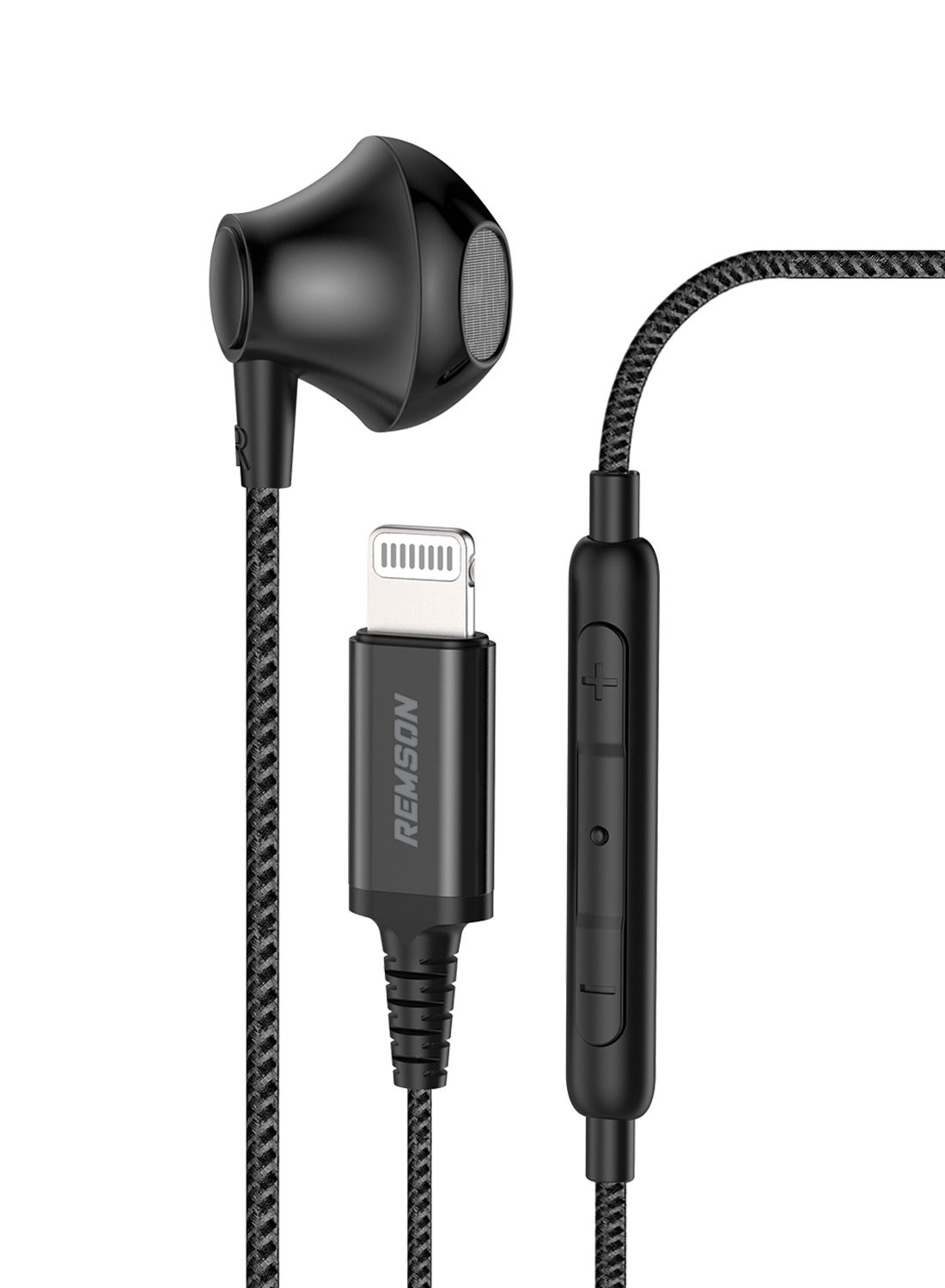 remsom Remsom Wired Mono Stereo Earphone With Lightning Connector ZE636183B2724D89BB647Z