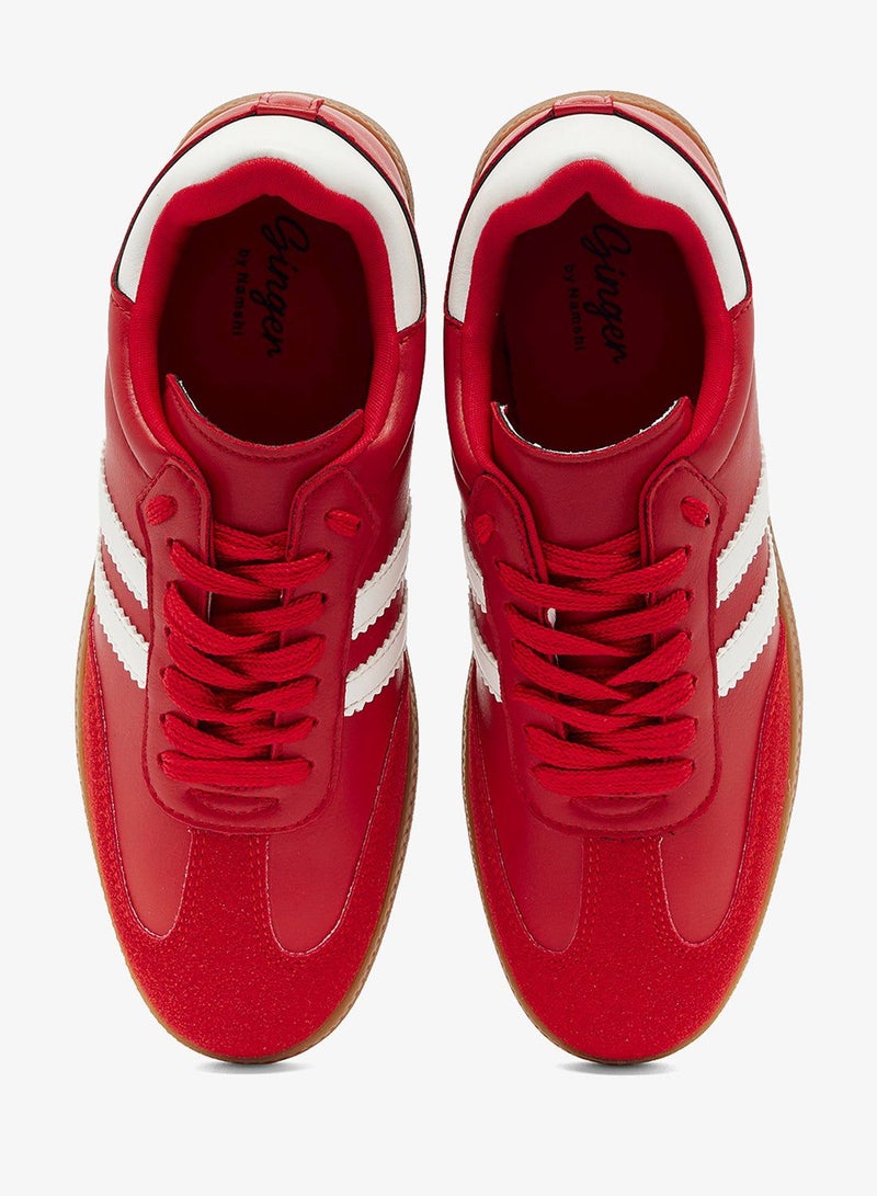 Ginger Retro Court Sneakers - Image 4
