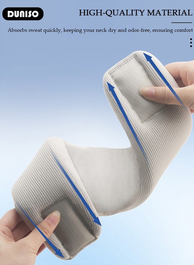 DUNISO Neck Brace, Neck Brace for Snoring & Sleeping, Cervicorrect Neck Brace, Keep Vertebrae Stable Relief Neck Pain,Adjustable Sleep Neck Care, Relieve Neck Pain And Spinal Pressure, Soft Foam Neck Support Brace for Women & Men - Image 5