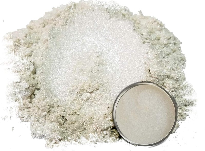 Eye Candy Pigments Premium White Mica Powder - Hakushika White (50gr) - for Epoxy, Resin, Soap, Paint, Woodworking, Acrylic Pouring, Bath Bombs, Fishing Lures - DIY Arts and Crafts Additive - Image 5