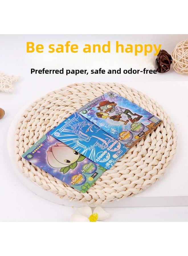 دالونغ عائلة النباتات الحقيقية مقابل. مجموعة بطاقات Zombie 2 2 تدعم بطاقات معركة الواقع المعزز - اللون: نبات 2) صندوق هدايا من الذهب الماسي بقيمة 100 يوان - Image 4