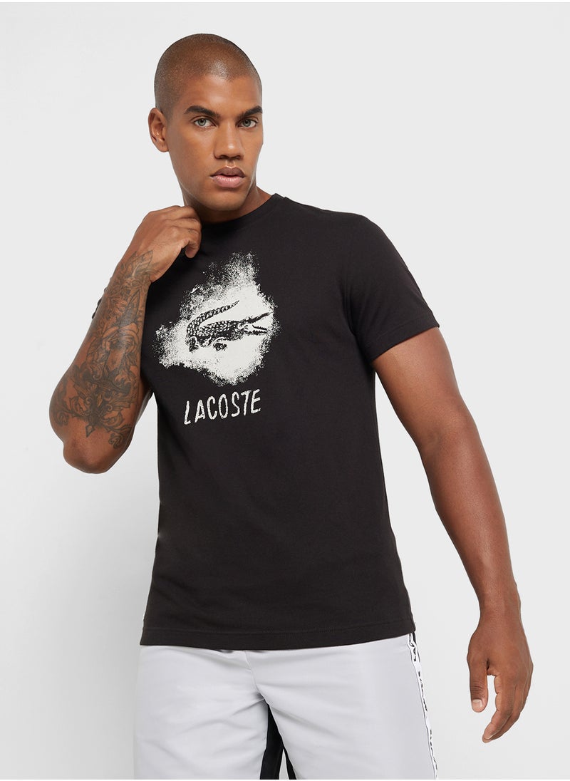 LACOSTE Logo Short sleeve T-Shirt  - Image 1