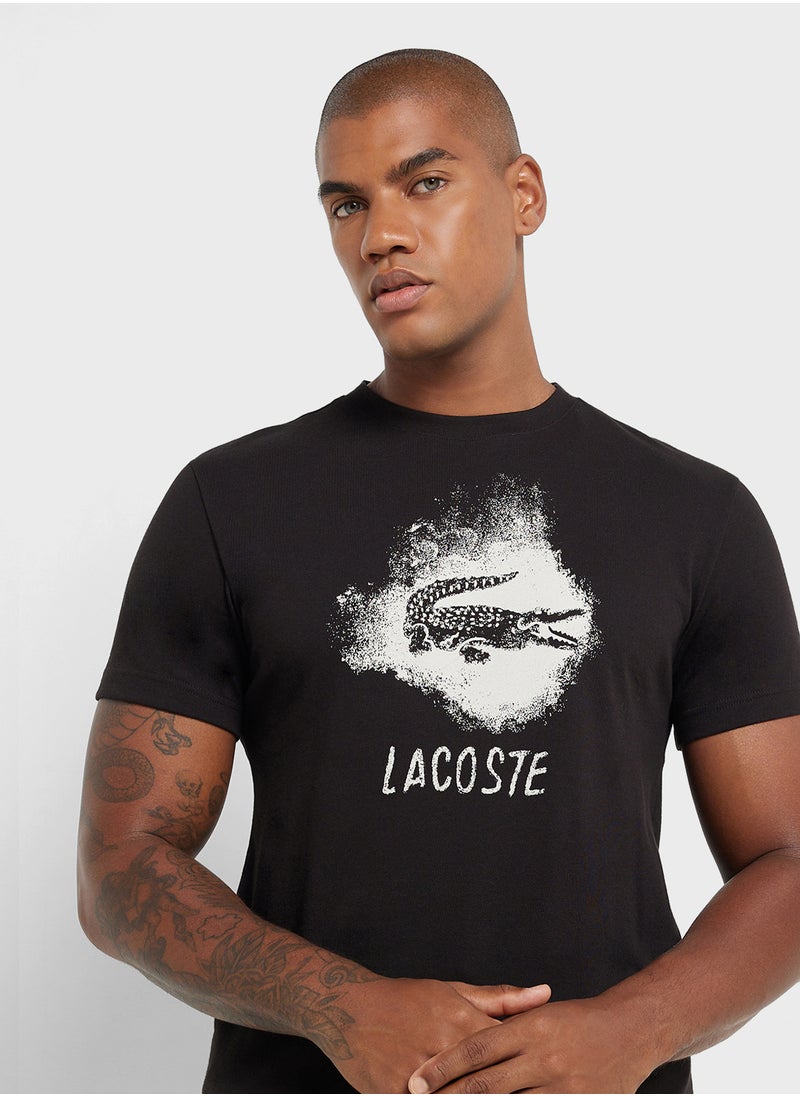 LACOSTE Logo Short sleeve T-Shirt  - Image 3
