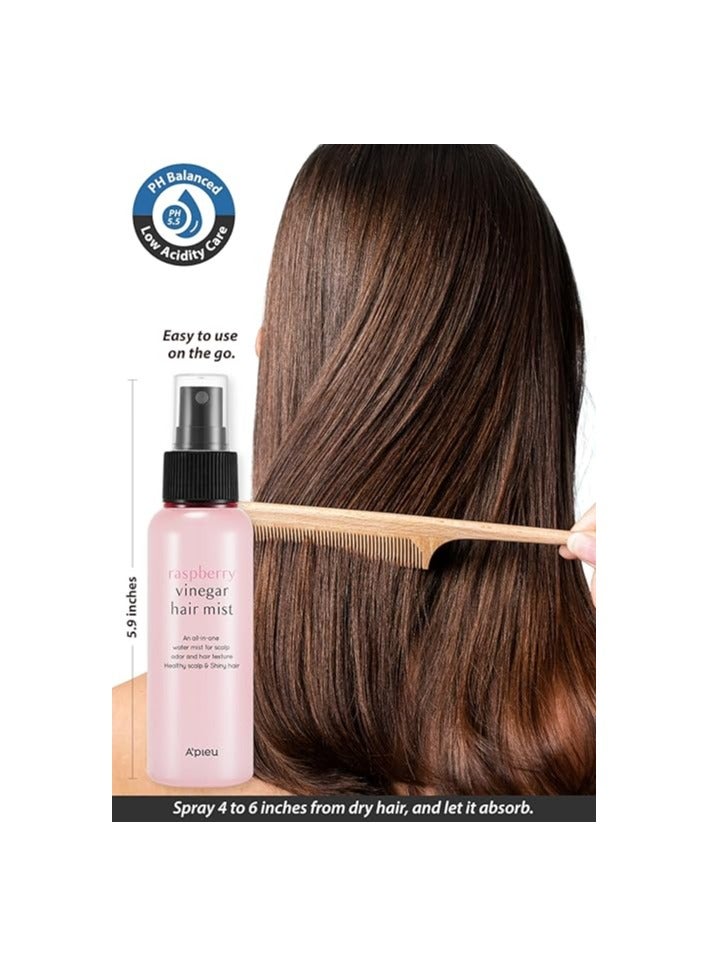 A'PIEU Raspberry Vinegar Hair Mist 105 ml - Image 2