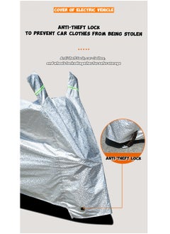 TNGames Thickened Bike Cover｜M Size Upgraded Version 300D Oxford Fabric Full Protection｜Waterproof/Dual Lock Anti-Theft｜Universal for Mountain Bikes, E-Bikes & Motorcycles  - Image 2