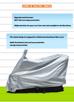 TNGames Thickened Bike Cover｜M Size Upgraded Version 300D Oxford Fabric Full Protection｜Waterproof/Dual Lock Anti-Theft｜Universal for Mountain Bikes, E-Bikes & Motorcycles  - Image 3