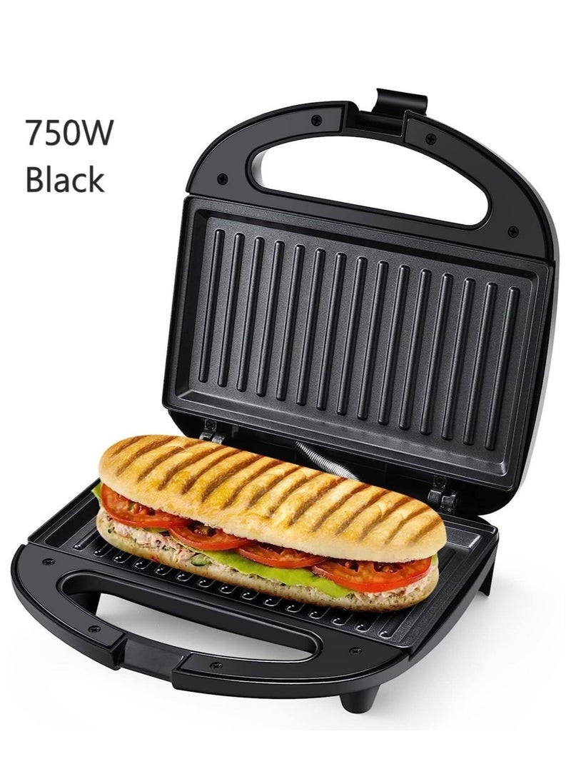 REFURA 2 Slice Non-Stick Sandwich & Pannini Press Grill with 1.8L Stainless Steel Electric Water Kettle 1500W KGT-810 + RE-11601 - Image 4