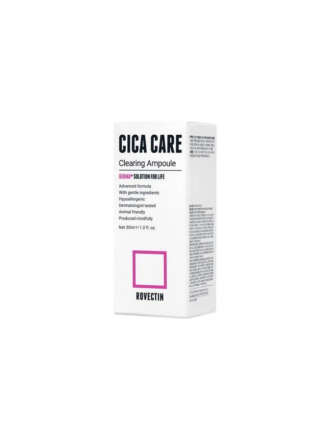 rovectin N] Cica Care Clearing Ampoule For Soothing And Sensitive Care With Calamine And Damask Rose  - Image 3