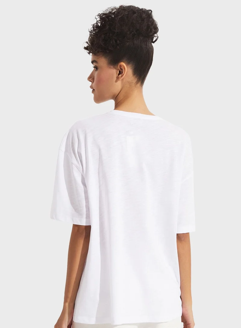 جويستار Crew Neck Oversized T-Shirt
