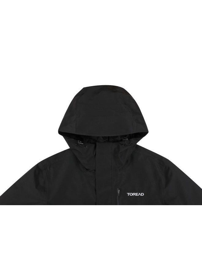 TOREAD Toread Men's Outdoor Jacket - TABBBN81709 Windproof Waterproof Hiking Jacket Black  - Image 3