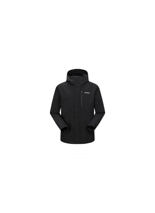 TOREAD Toread Men's Outdoor Jacket - TABBBN81709 Windproof Waterproof Hiking Jacket Black  - Image 1