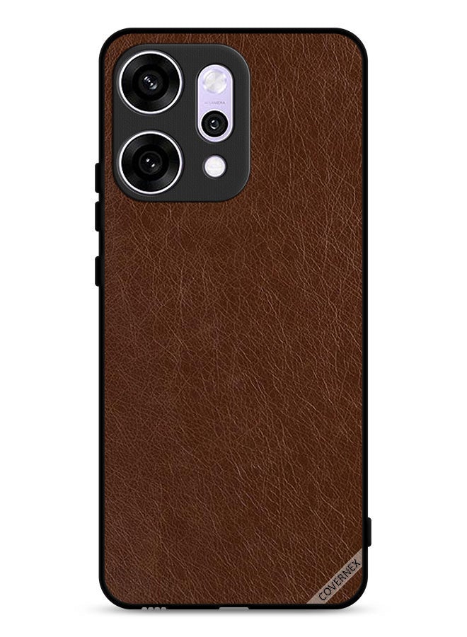 Covernex Oppo Reno14 Pro Protective Case Cover Leather Pattern - Image 1