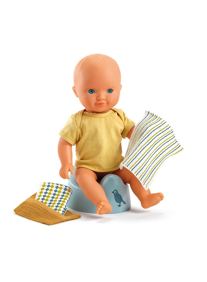 DJECO Pomea Doll Potty & Wipes - Image 2