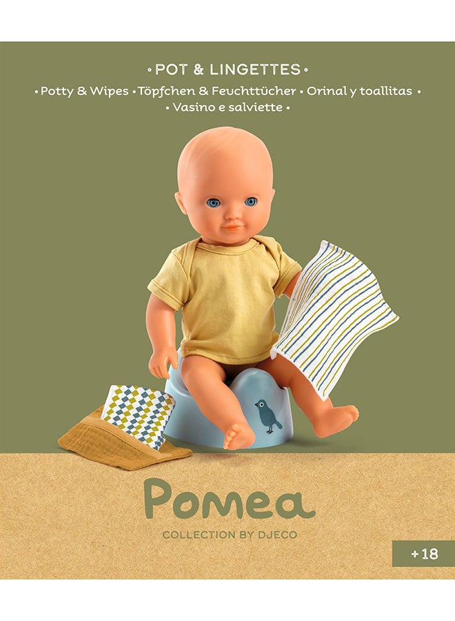 DJECO Pomea Doll Potty & Wipes - Image 4