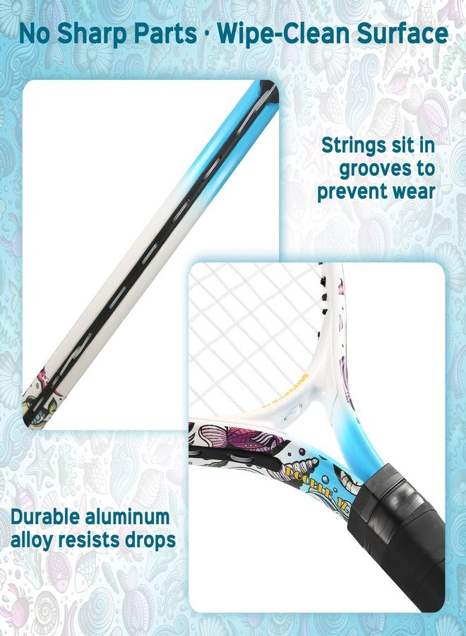 INSUM 17 inch Kids Tennis Racket for Aged 2~3 Starter, Multi-Color & Size Toddlers Tennis Racket for Baby Boys & Girls Beginner, Come with Shoulder Cover Bag for Carry(Blue) - Image 3
