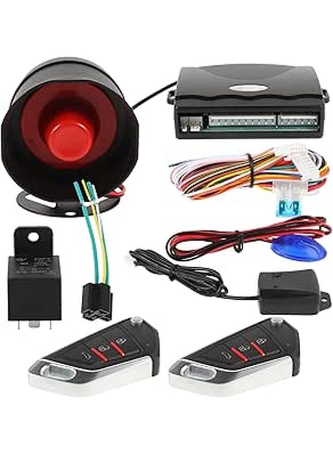 Universal Car Alarm System with Keyless Entry Central Locking Anti Theft Remote Control Kit - Image 1