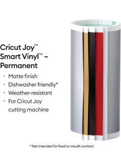 Cricut Joy Smart Vinyl Permanent  Elegance (Matte)  13.9.Cmx30.4 Cm Self Adhesive Sheets  - Image 2