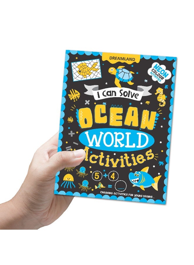 Dreamland Ocean World Activities -  I Can Solve Activity Book for Kids Age 4- 8 Years | With Colouring Pages, Mazes, Dot-to-Dots - Image 2